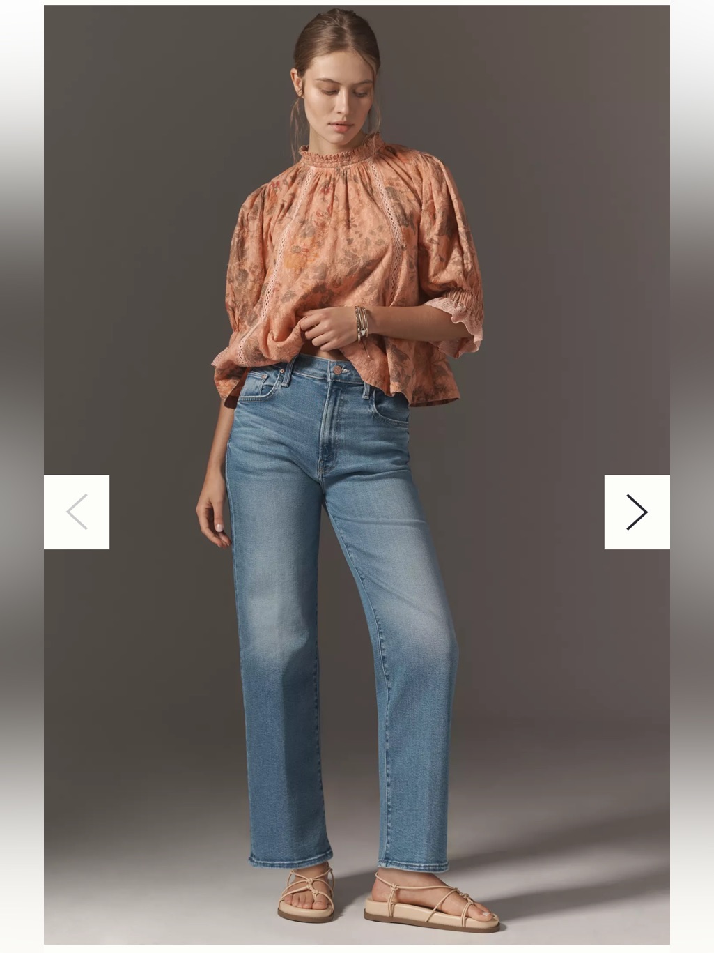 Mother Denim The Rambler High Rise Flood Jeans